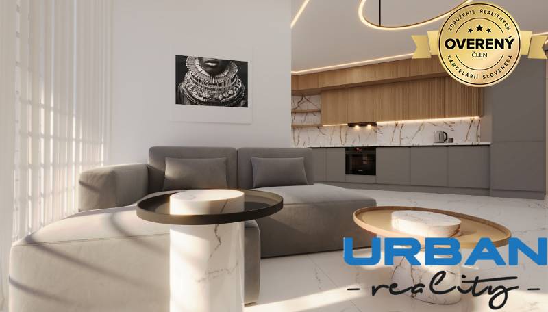 Living Room with Kitchen