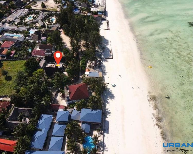 Commercial beach land in Zanzibar Paje