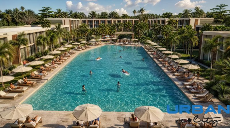 Swimming pool in the hotel and residential resort Paje Zanzibar.png